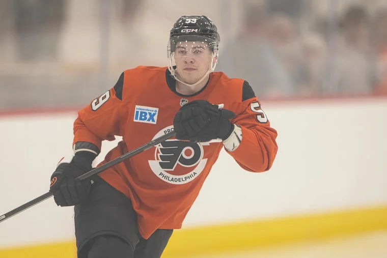 The Flyers' top defensive prospect, Oliver Bonk, will make his NHL debut Tuesday against the Montreal Canadiens.