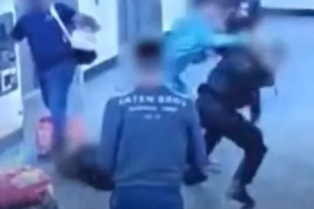 More footage emerged days after the initial video of the incident in Manchester Airport on 23 July