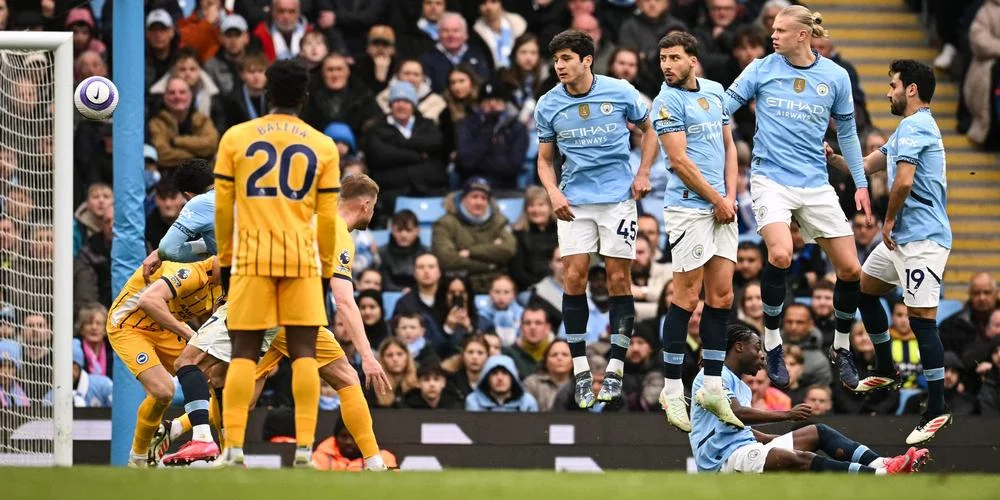 Premier League : tenu en échec par Brighton, Manchester City lâche encore des points sur le top 4
