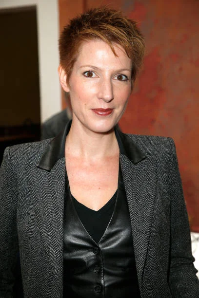 Natacha Polony attends "Sud Radio" Press Conference at Brasserie "Le Sud" on October 5, 2017 in Paris, France.