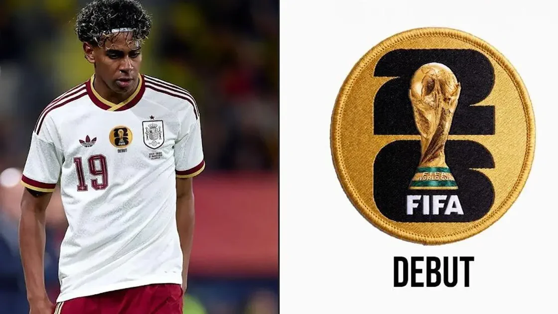 A new feature at the 2026 World Cup! Yamal and other debutants will receive a special badge on their kit