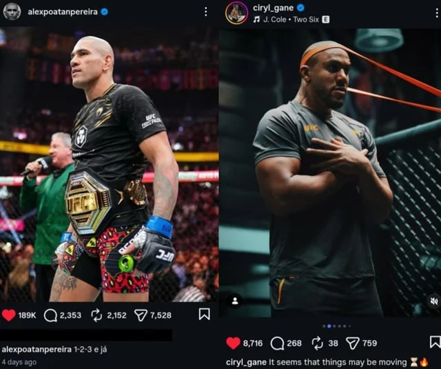 r/ufc - Pereira vs Gane is happening