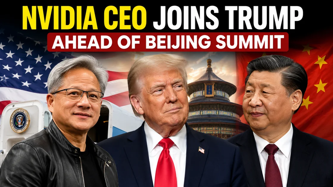 Trump’s Beijing Summit: Nvidia CEO Jensen Huang Joins High-Powered US Delegation (Image credit: AI-generated)
