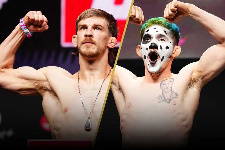 Arnold Allen and Melquizael Costa weighing in
