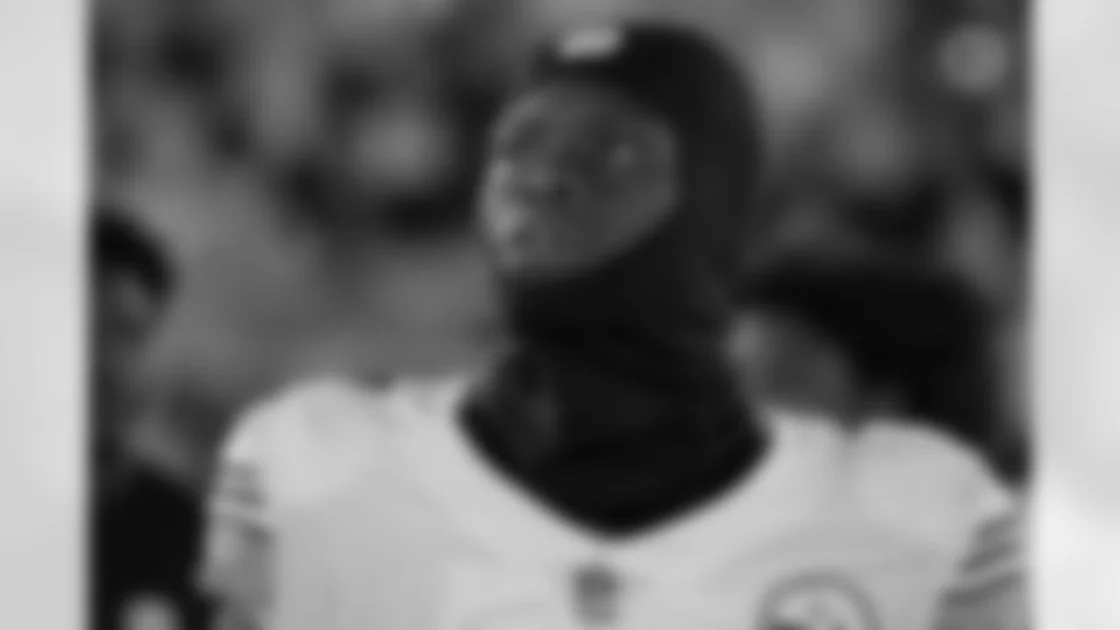 Pittsburgh Steelers wide receiver George Pickens (14) prior to a regular season game between the Pittsburgh Steelers and the Miami Dolphins, Sunday, Oct. 23, 2022 in Miami, FL. The Dolphins beat the Steelers 16-10. (Karl Roser / Pittsburgh Steelers)