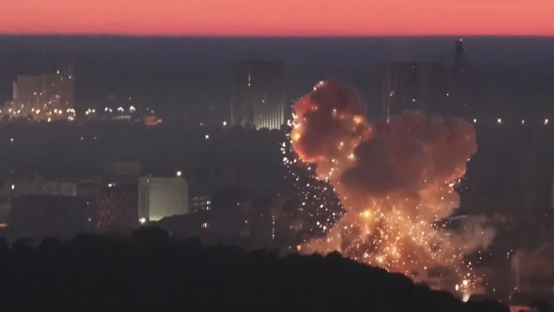 Russia hits Ukraine with hypersonic missile in massive Kyiv assault