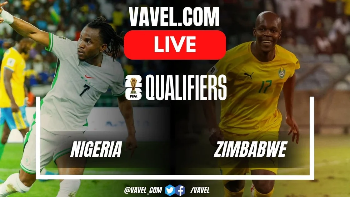 Highlights and goals: Nigeria 1-1 Zimbabwe in 2026 World Cup Qualifiers