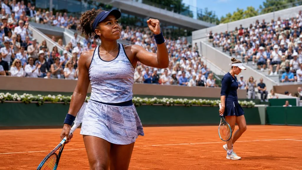 Hailey Baptiste ousts Barbora Krejčíková at Roland-Garros after a comeback and saved match points in Paris