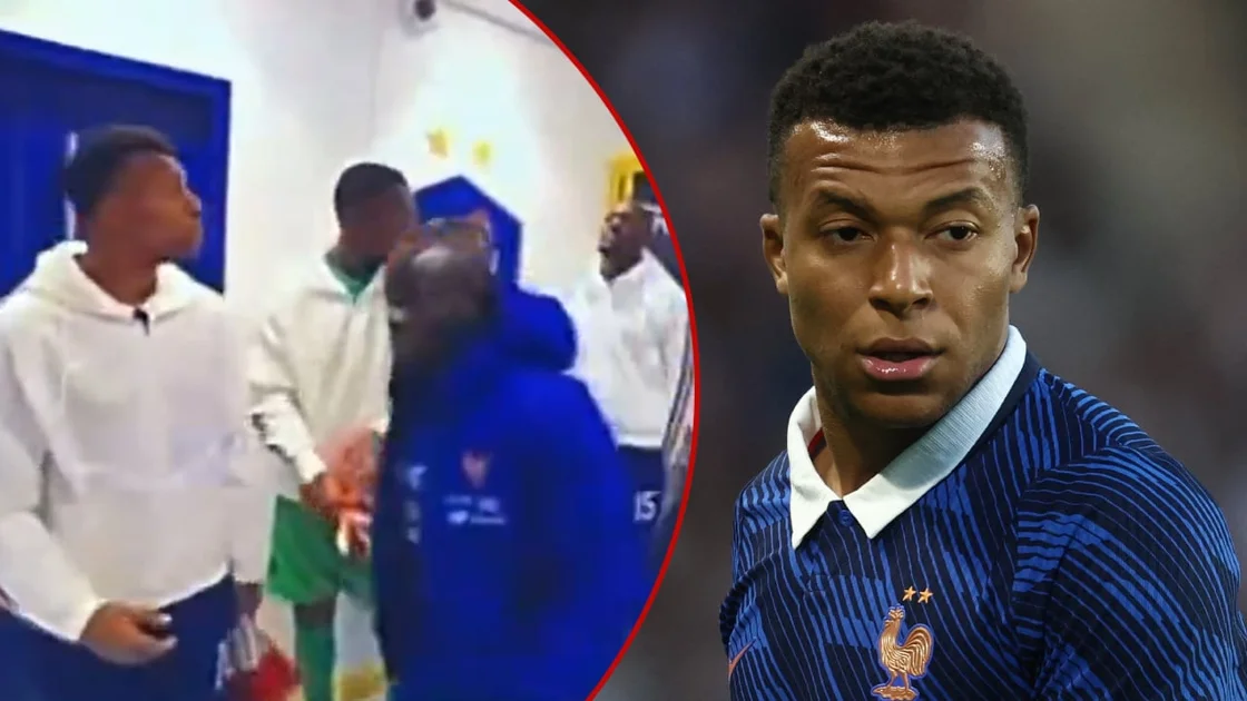 N'Golo Kanté pasó sin saludar a Kylian Mbappé en el amistoso de Francia vs. Costa de Marfil.
