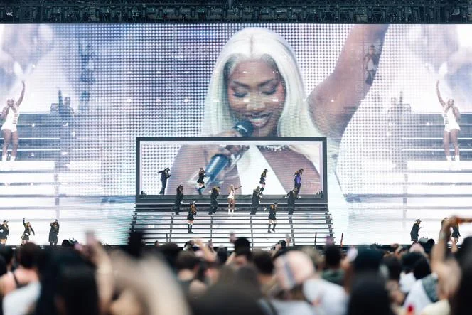 Aya Nakamura in concert at the Stade de France, in Saint-Denis (Seine-Saint-Denis), on May 29, 2026.