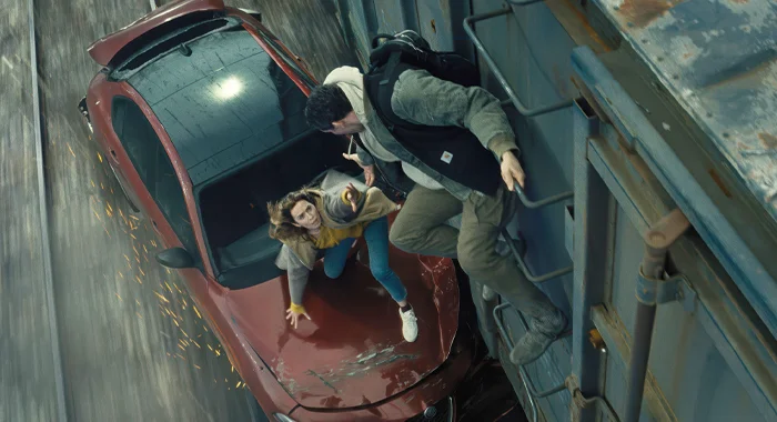 Emily Blunt and Josh O'Connor in Disclosure Day (2026)
