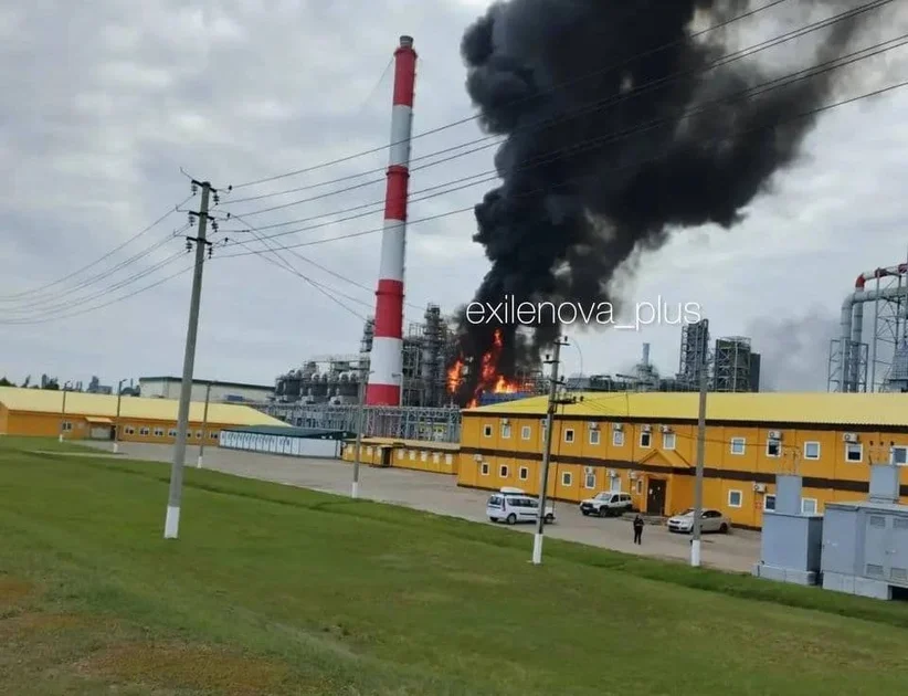 Russian rubber plant, oil refineries struck by Ukrainian drones in latest overnight attack, military confirms