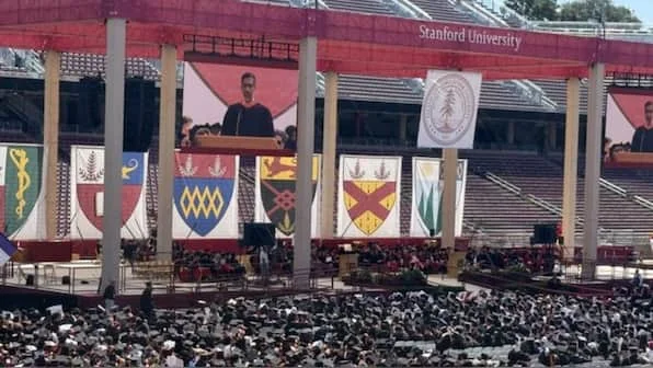 Sundar Pichai booed as hundreds walk out of Stanford graduation over Gaza protests