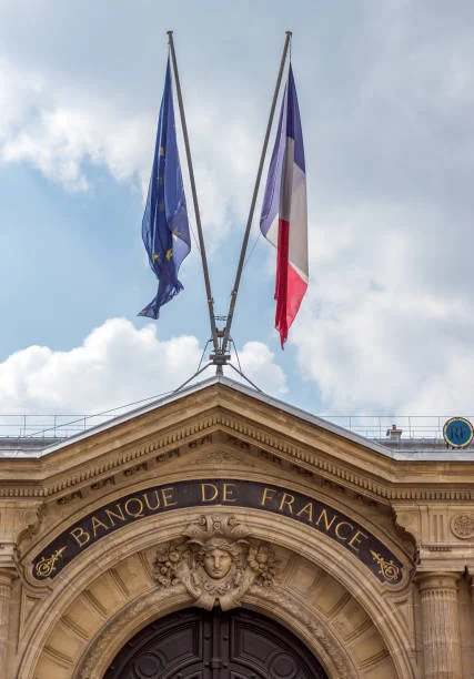 entrée de la banque de france à paris - banque de france photos et images de collection