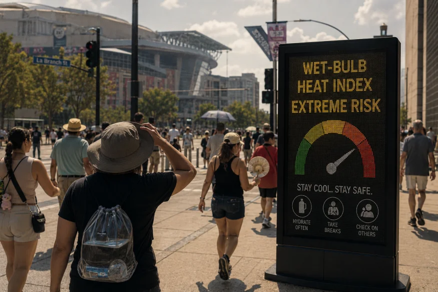Houston Faces Unprecedented World Cup Heat Danger as Wet-Bulb Heat