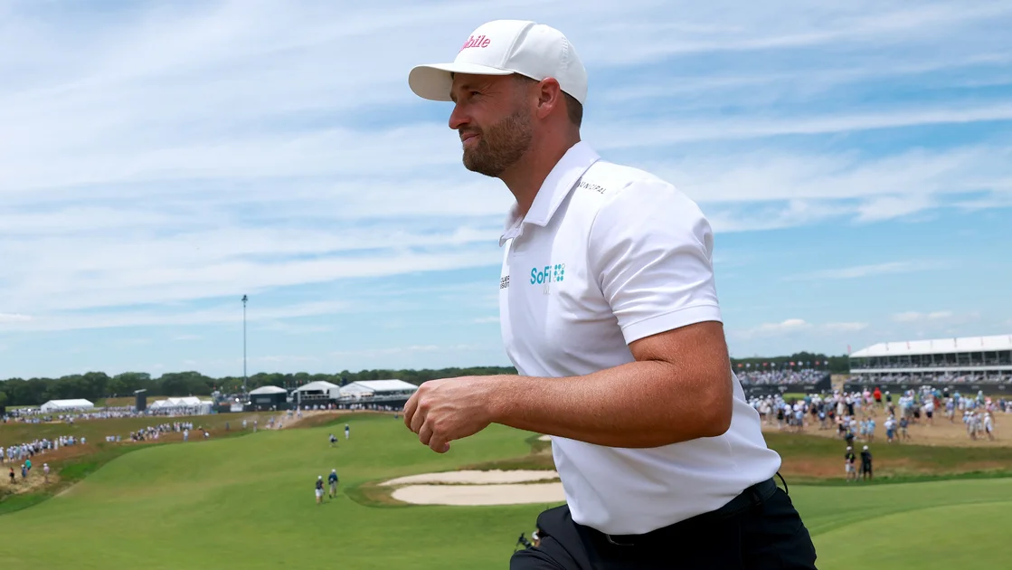 Wyndham Clark on day two of the US Open 2026