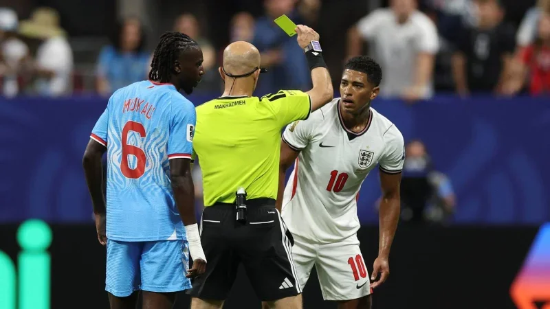 Declan Rice and Bellingham Yellow Card Rules Tighten in World Cup Knockout