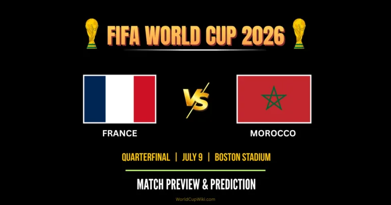 France vs Morocco FIFA World Cup 2026 Quarterfinal Match Preview