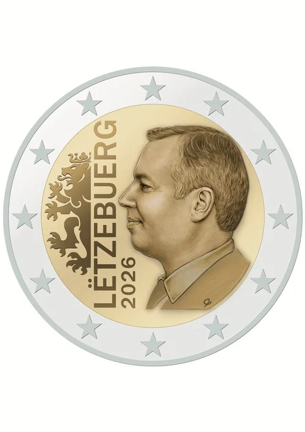 La pièce de deux euros mise en circulation affichera une version moderne du lion luxembourgeois, l'inscription