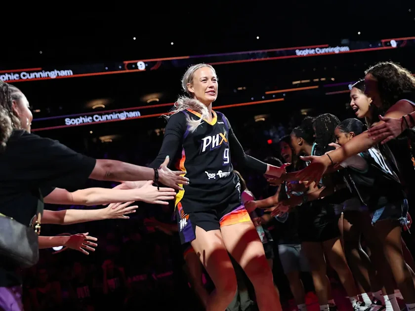 Sophie Cunningham Goes from UFC Octagon Girl to Torching the Aces in 24 Hours