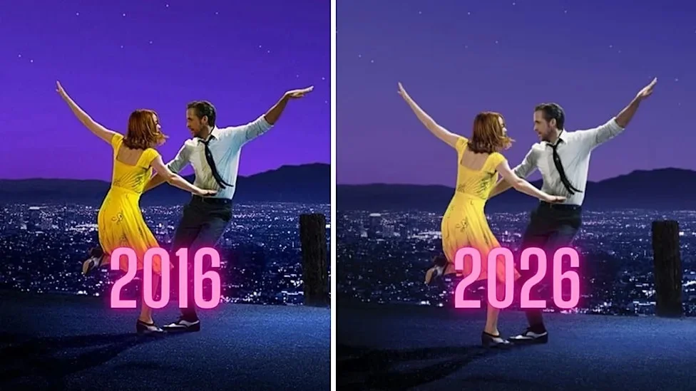 Fin de la saga La La Hand : le détail de Ryan Gosling corrigé sur l'affiche des 10 ans