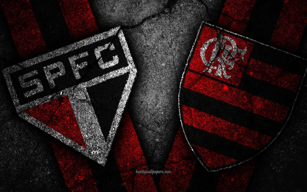2560x1600 Download wallpaper Sao Paulo vs Flamengo, Round Serie A