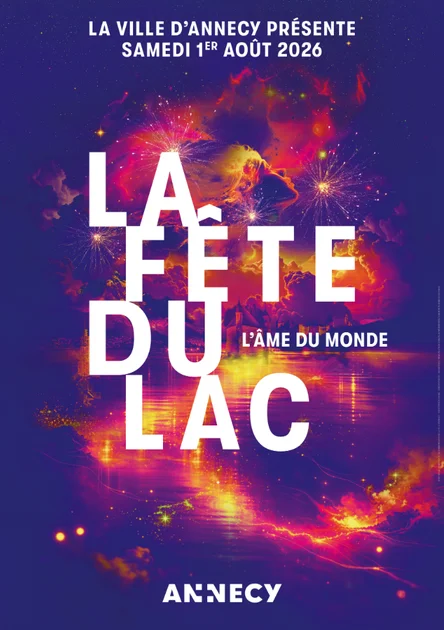 Affiche officielle - Fête du lac d'Annecy 2026