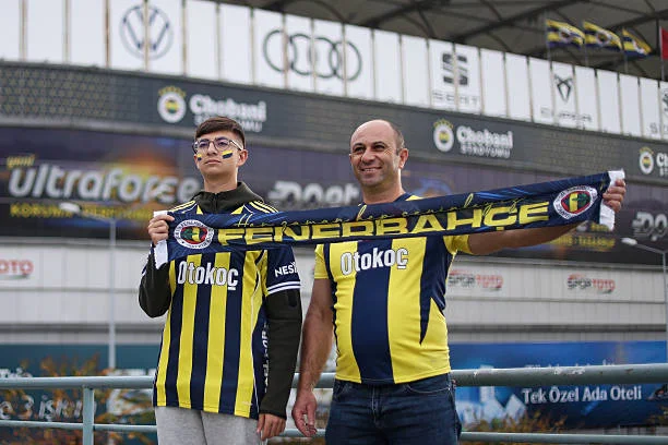 Fenerbahce fans oustide Sukru Saracoglu stadium prior to the UEFA Europa League 2025/26 League Phase MD3 match between Fenerbahce SK and VfB...