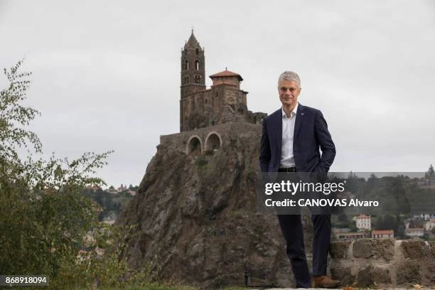 The vice-president of the Parti Republicains, Laurent Wauquiez at home is photographed for Paris Match on october 08, 2017 in Haute-Loire, France.