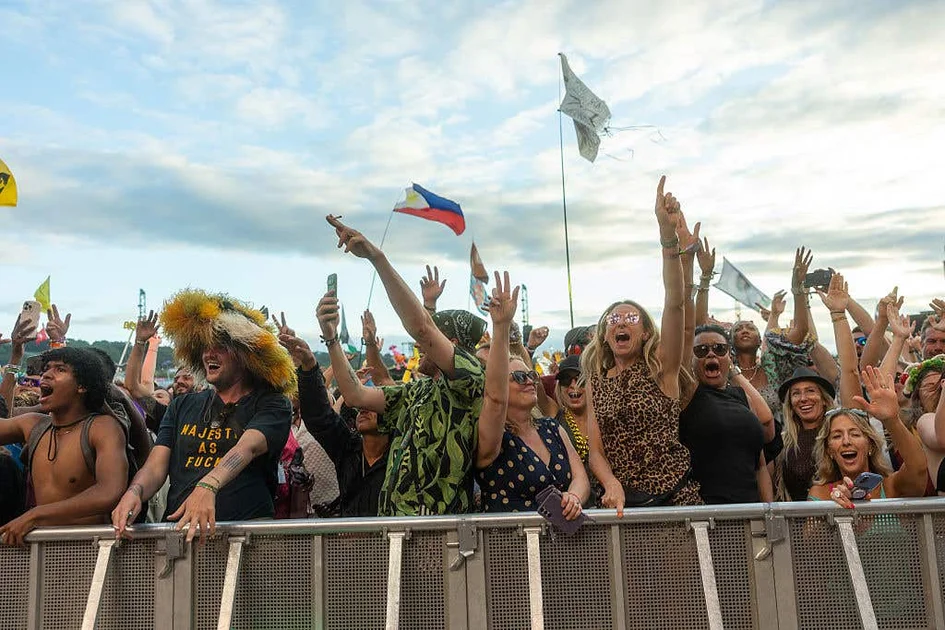 Crowd during a concert. Gen Z concertgoers are being called out for lack of concert etiquette.
