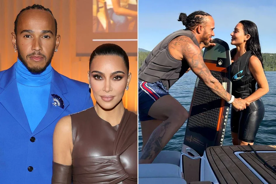 Lewis Hamilton and Kim Kardashian