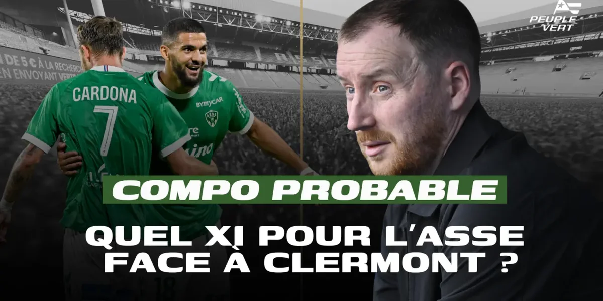 ASSE : la compo stéphanoise pour affronter Clermont