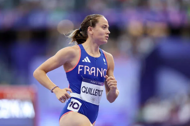 Agathe Guillemot of Team France competes in the Women's 1500m Final on day fifteen of the Olympic Games Paris 2024 at Stade de France on August 10,...