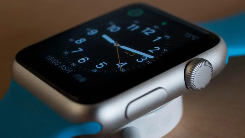A picture of the Apple Watch used in a story about Apple Watch rumor roundup.