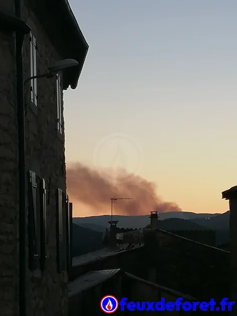 Incendie à Malbosc - Ardèche - 3 septembre 2026 - Feux de forêts et d'espaces naturels