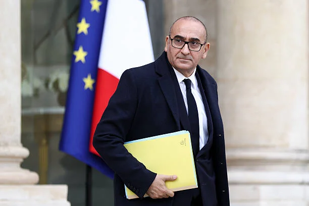 French Interior Minister Laurent Nunez leaves the Elysee Palace following a Cabinet Meeting in Paris, France on October 22, 2025.