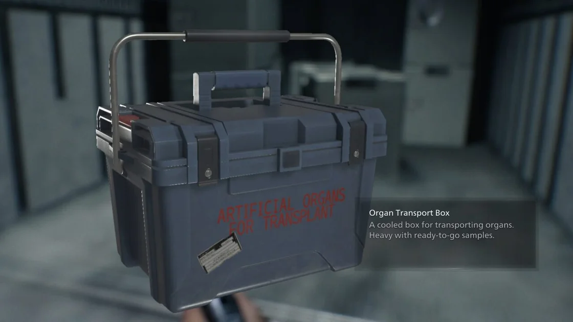 RE9 Organ Transport Box Solution & Location