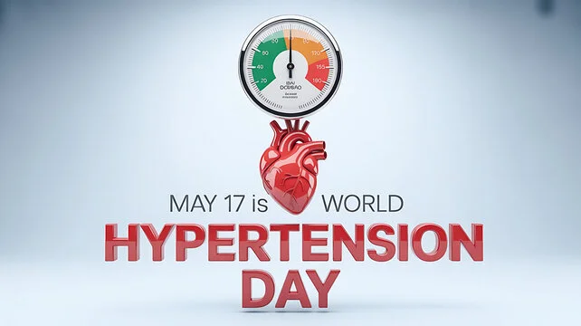 World hypertension day may 17, a heart health awareness concept, blood pressure