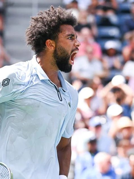 Arthur Fils lors de son premier tour à l'US Open 2026 (Rhea Nall/USTA via Getty Images)