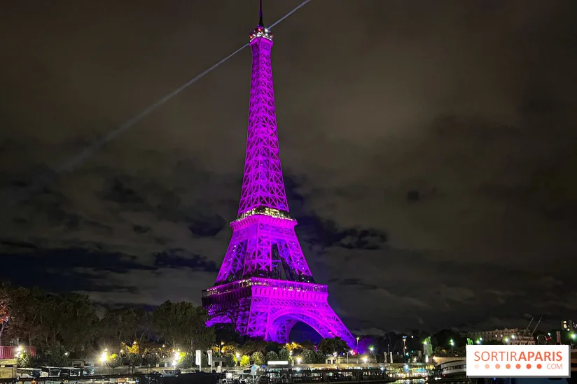 Octobre Rose 2024 : La Tour Eiffel et trois autres lieux de Paris illuminés en rose, les images