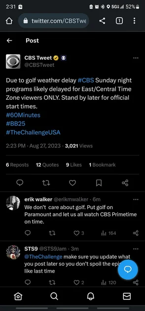 r/BigBrother - The episode will be delayed tonight