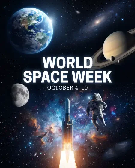 world space week viral social media post - World Space Week 2026