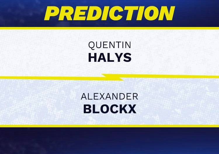 Quentin Halys takes on Alexander Blockx in ATP Shanghai action.