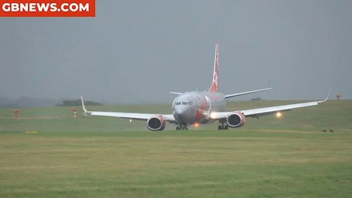 Flight forced into emergency landing at Gatwick Airport after fire breaks out in cabin