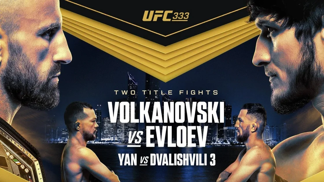 UFC 333 Main Events Poster