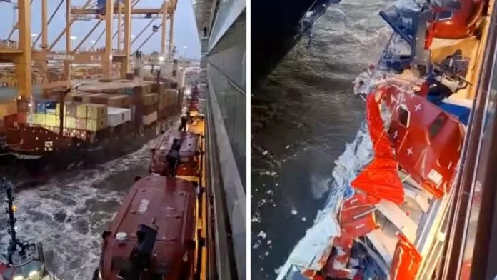 Mein Schiff 3 Cargo Ship Collision